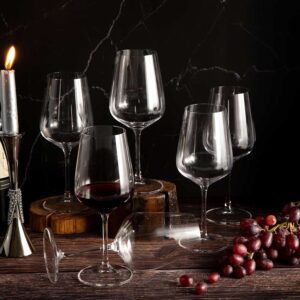 Red wine glasses from Fiora Tori series