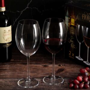 Red wine glasses from the Fiora series - 600 ml