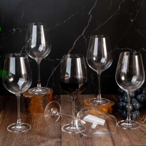 Red wine glasses from Columba series