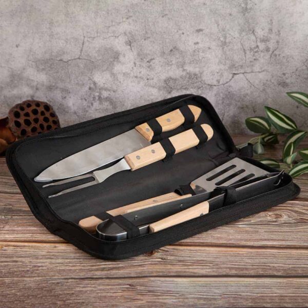 Barbecue set - Brown
