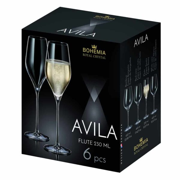 Champagne glasses from the Avila set 230ml