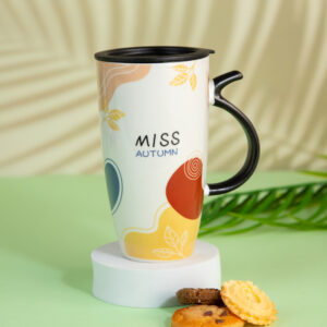 Gift Mug with Lid - Four Seasons 530ml