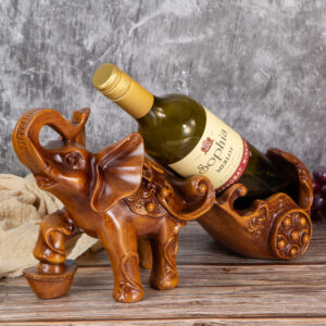 Wine Stand - Elephant with a Chariot