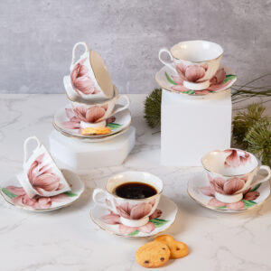 Coffee/Tea Cup Set - Bouquet 130ml