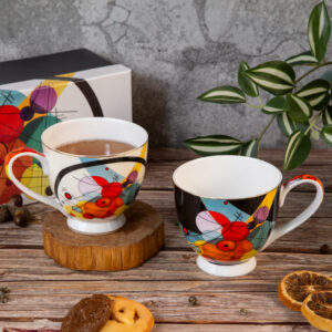 Set of 2 gift mugs from the Colors series 500 ml