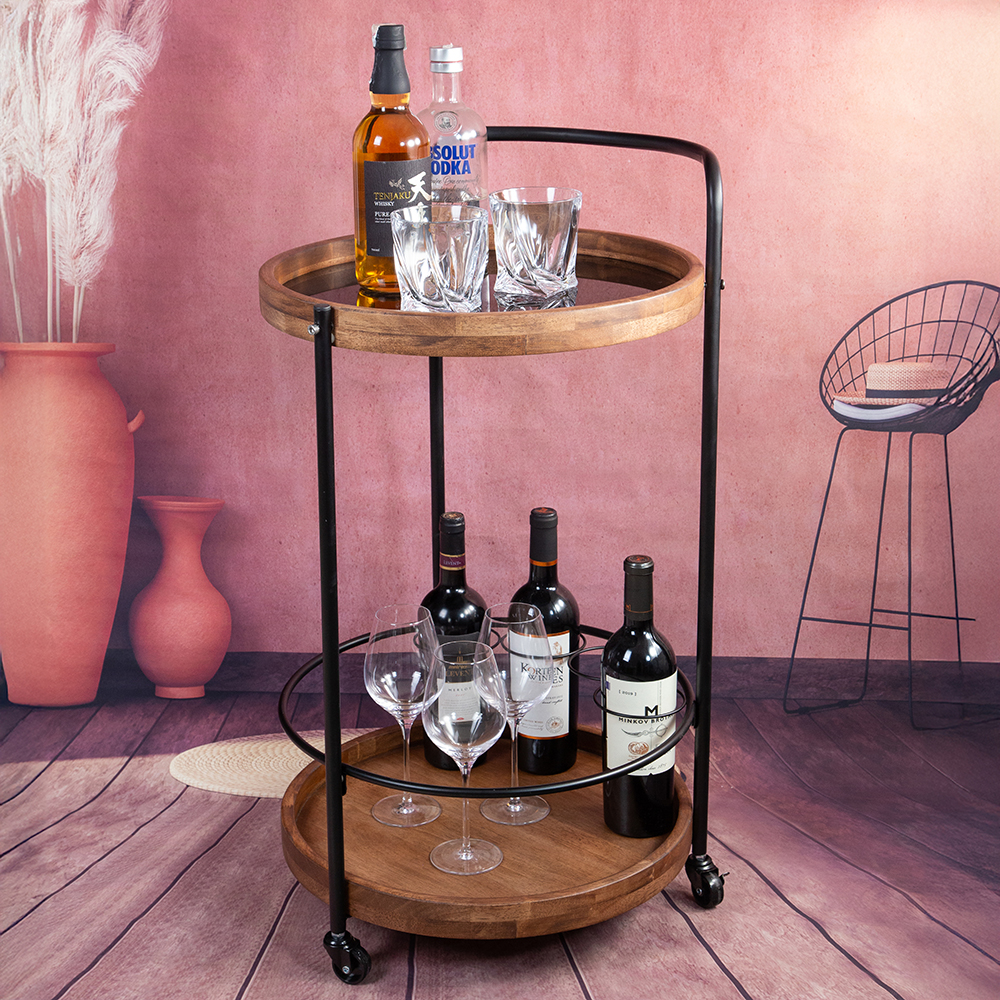 Serving
trolley - 2 levels