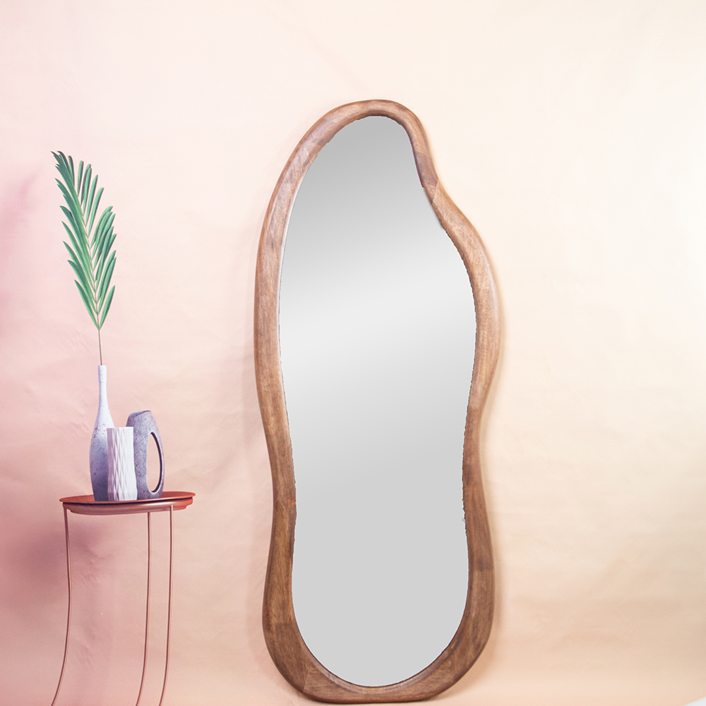 Mirror
- rubber wood 120cm