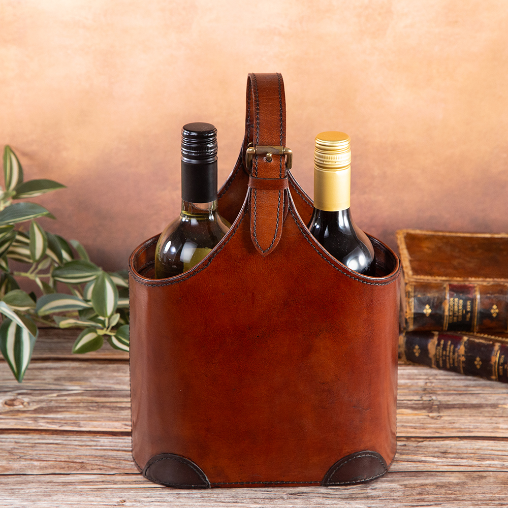 Leather bottle bag - Image 3