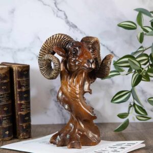 Ram's head decorative figurine