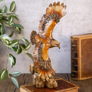 Decorative figurine eagle on a rock from the Animal Kingdom set