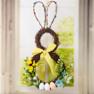 Easter hanging decoration - Rabbit with a
  girl