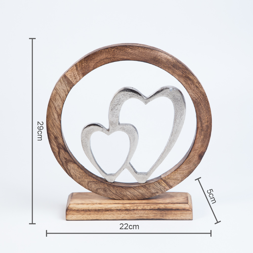 Decorative figurine - Two hearts - Image 3