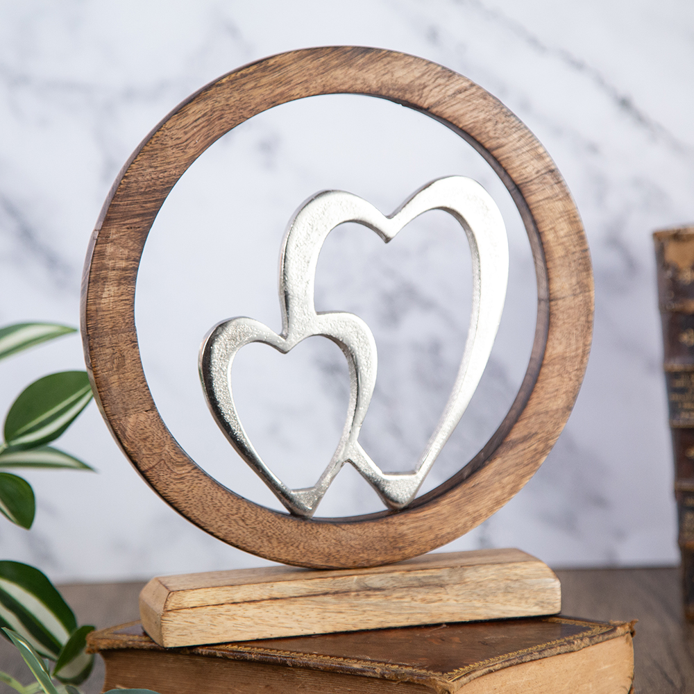 Decorative figurine - Two hearts