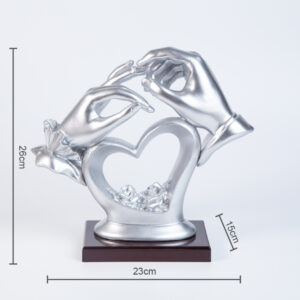 Decorative figurine - hand by hand