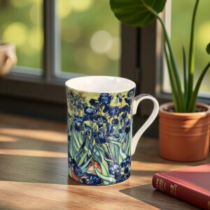 Gift Mug – Irises | 300ml | Porcelain